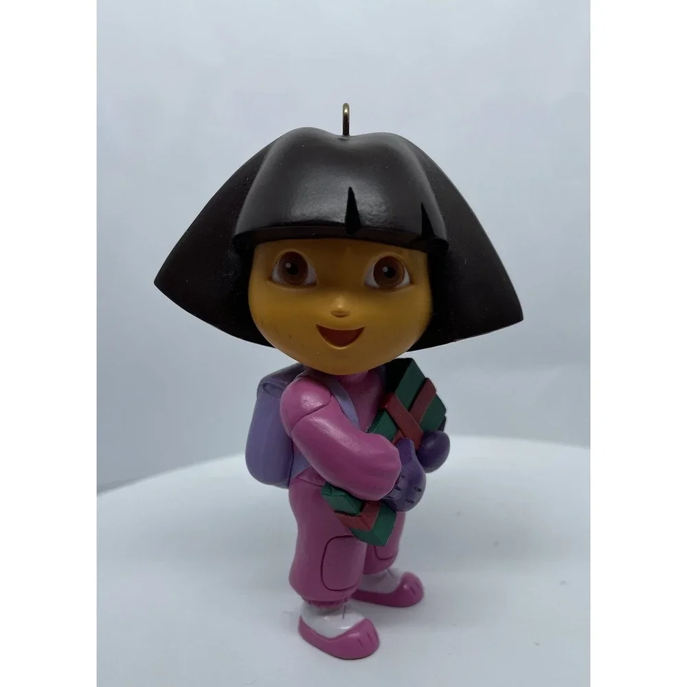Dora the Explorer with Backpack Holiday Christmas Ornament 4